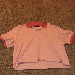 Vineyard Vines semi-cropped polo